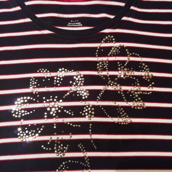 Navy Striped Top - Picture 3 of 3